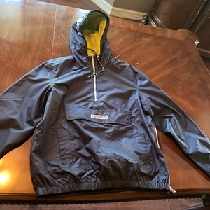 Members Only Navy Windbreaker Jacket